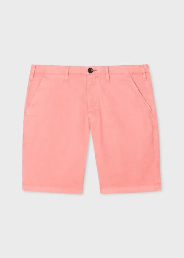 Paul Smith Shorts CottonTwill 039Broad Stripe Zebra039 Shorts Pink 8211 Mens
