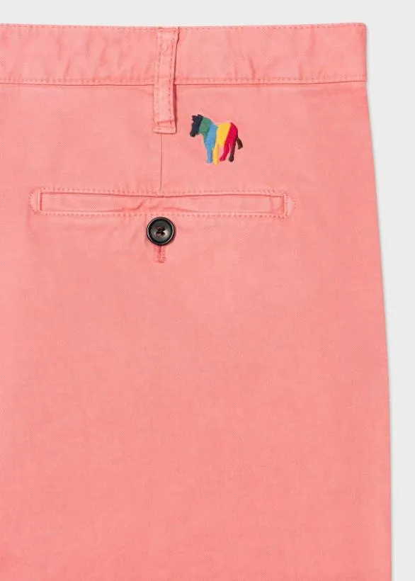 Paul Smith Shorts CottonTwill 039Broad Stripe Zebra039 Shorts Pink 8211 Mens