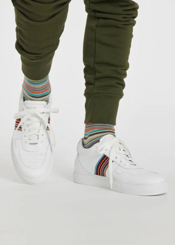 Paul Smith Sneakers Leather 039Fermi039 Sneakers White 8211 Mens