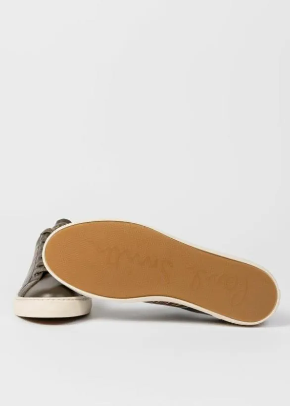 Paul Smith Sneakers Leather 039Hansen039 Trainers Khaki 8211 Mens