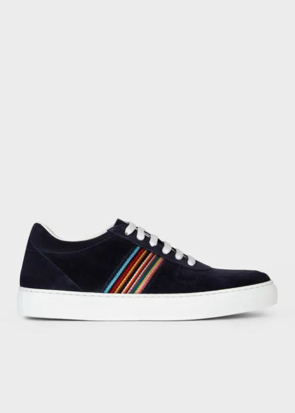 Paul Smith Sneakers Suede 039Fermi039 Sneakers Navy 8211 Mens