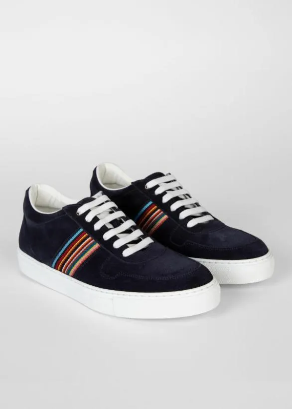 Paul Smith Sneakers Suede 039Fermi039 Sneakers Navy 8211 Mens