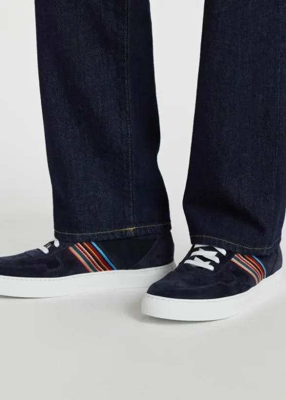 Paul Smith Sneakers Suede 039Fermi039 Sneakers Navy 8211 Mens