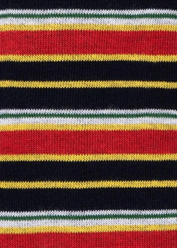 Paul Smith Socks Dark Navy And Red Stripe CottonBlend Socks Dark Navy 8211 Mens