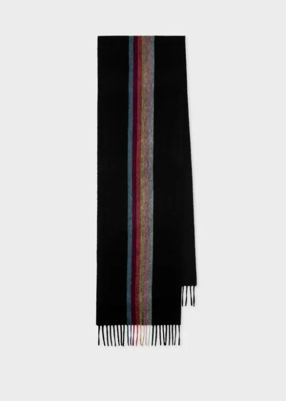 Paul Smith Sweaters 039Artist Stripe039 Scarf and Knitwear Gift Set Black 8211 Mens