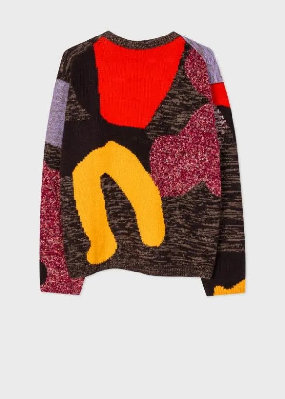 Paul Smith Sweaters Knitted LambswoolBlend Sweater Red 8211 Mens