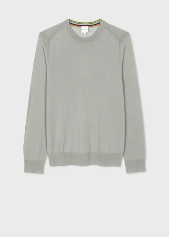 Paul Smith Sweaters Merino Wool Sweater Green 8211 Mens
