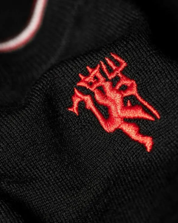 Paul Smith Sweaters Paul Smith and Manchester United 8211 Merino Sweater Black 8211 Mens