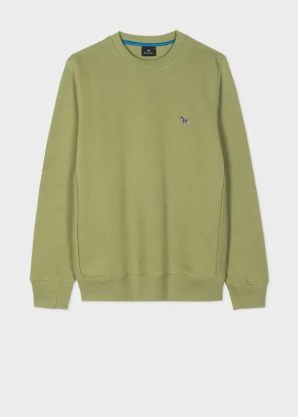 Paul Smith Sweatshirts and Hoodies Zebra Logo Organic Cotton Sweatshirt Khaki 8211 Mens Paul Smith Sweatshirts and Hoodies Zebra Logo Organic Cotton Sweatshirt Khaki 8211 Mens