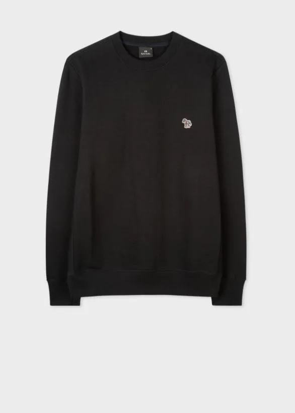 Paul Smith Sweatshirts and Hoodies Zebra Logo Sweatshirt Black 8211 Mens