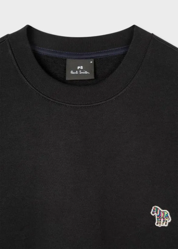 Paul Smith Sweatshirts and Hoodies Zebra Logo Sweatshirt Black 8211 Mens