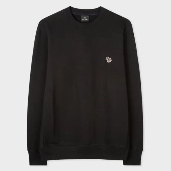 Paul Smith Sweatshirts and Hoodies Zebra Logo Sweatshirt Black 8211 Mens