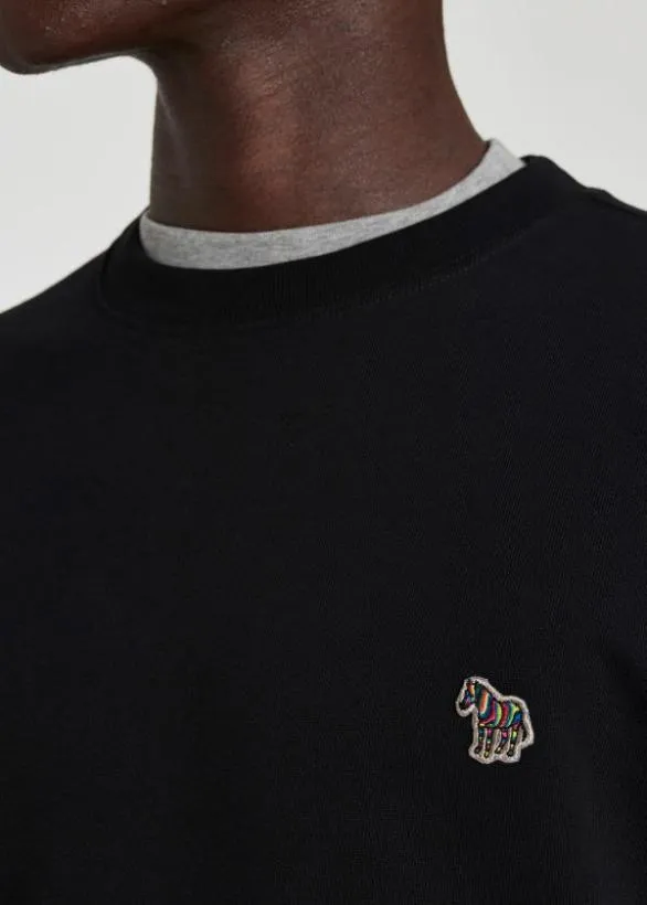 Paul Smith Sweatshirts and Hoodies Zebra Logo Sweatshirt Black 8211 Mens