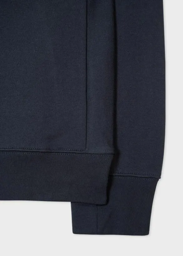 Paul Smith Sweatshirts and Hoodies Zebra Logo Sweatshirt Navy 8211 Mens