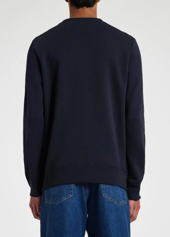 Paul Smith Sweatshirts and Hoodies Zebra Logo Sweatshirt Navy 8211 Mens