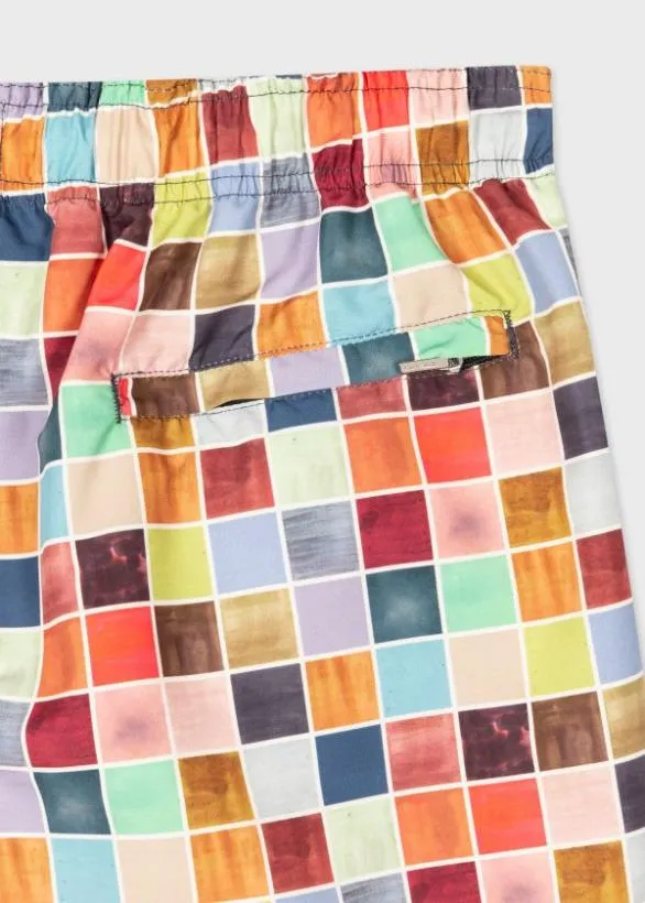 Paul Smith Swimwear 039Ink Square039 Swim Shorts Multicolour 8211 Mens