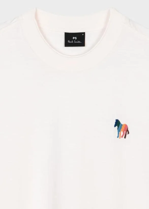 Paul Smith TShirts 039Broad Stripe Zebra039 Organic Cotton TShirt White 8211 Mens