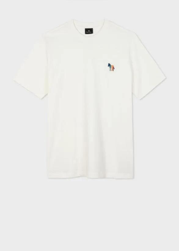 Paul Smith TShirts 039Broad Stripe Zebra039 TShirt Ecru 8211 Mens