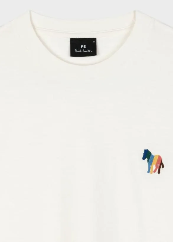 Paul Smith TShirts 039Broad Stripe Zebra039 TShirt Ecru 8211 Mens