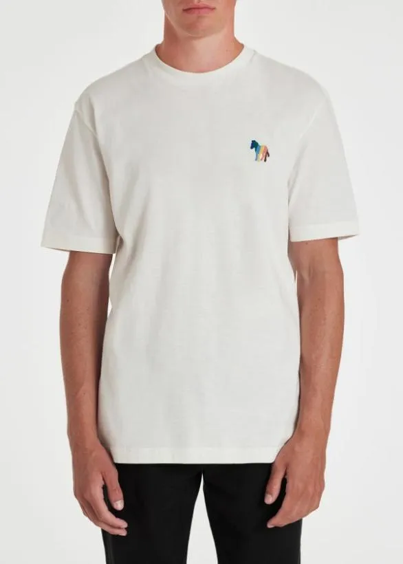 Paul Smith TShirts 039Broad Stripe Zebra039 TShirt Ecru 8211 Mens