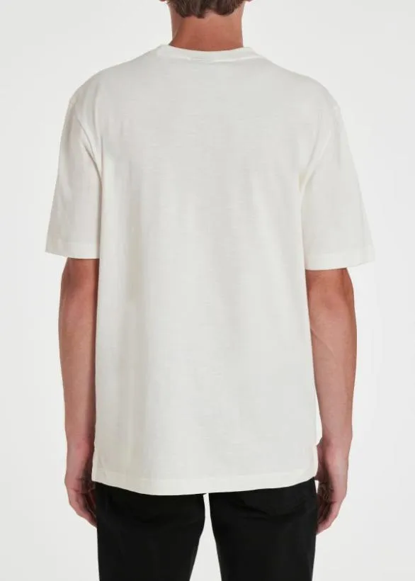 Paul Smith TShirts 039Broad Stripe Zebra039 TShirt Ecru 8211 Mens