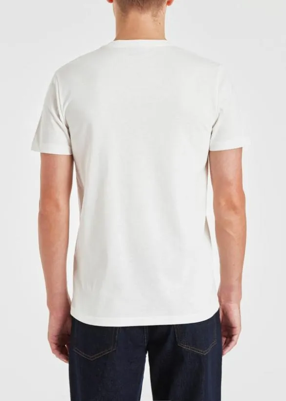Paul Smith TShirts 039Stripe Skull039 Print TShirt White 8211 Mens