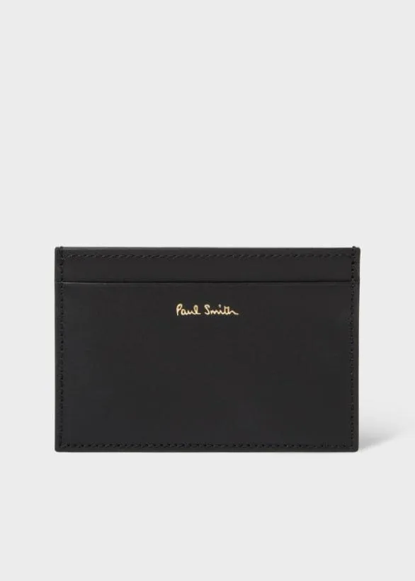 Paul Smith Tailoring 039Signature Stripe039 Card Holder Black 8211 Mens