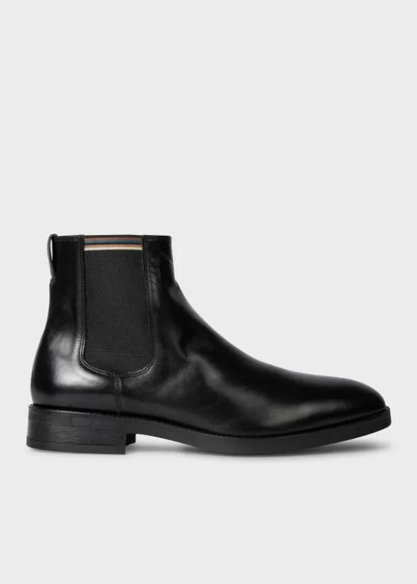 Paul Smith Tailoring Leather 039Lansing039 Chelsea Boots Black 8211 Mens