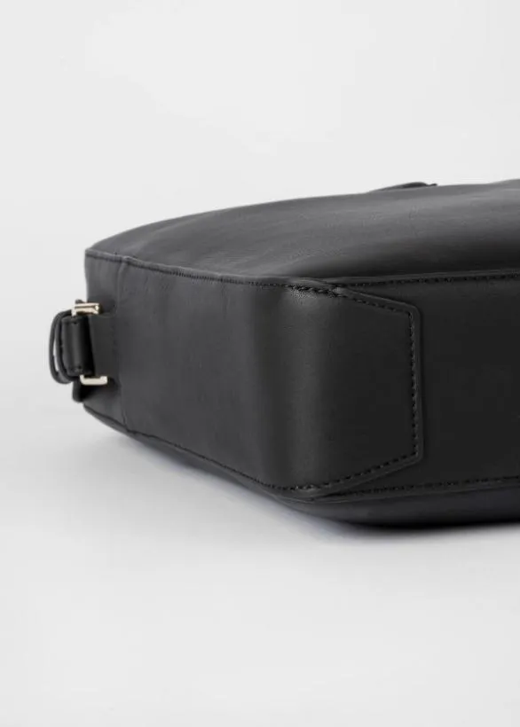 Paul Smith Tailoring Leather 039Signature Stripe039 Business Folio Black 8211 Mens
