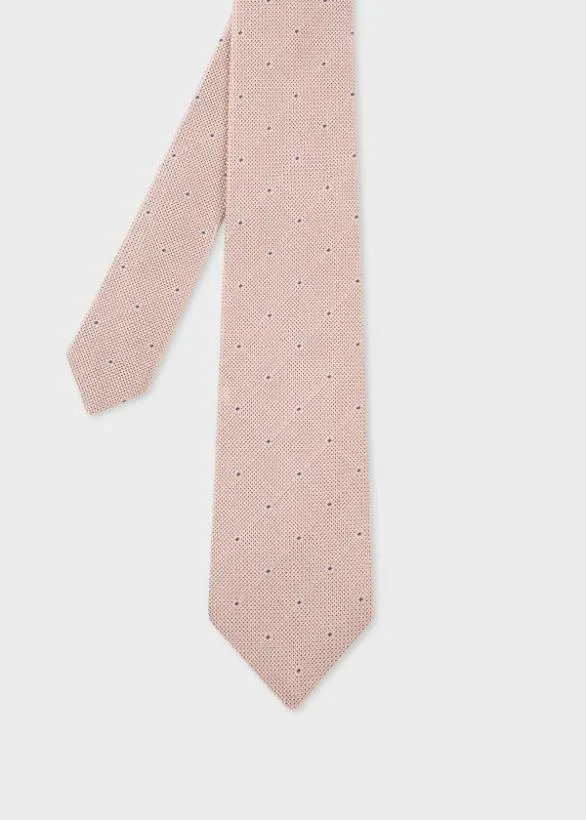 Paul Smith Tailoring Silk Tie Pink 8211 Mens