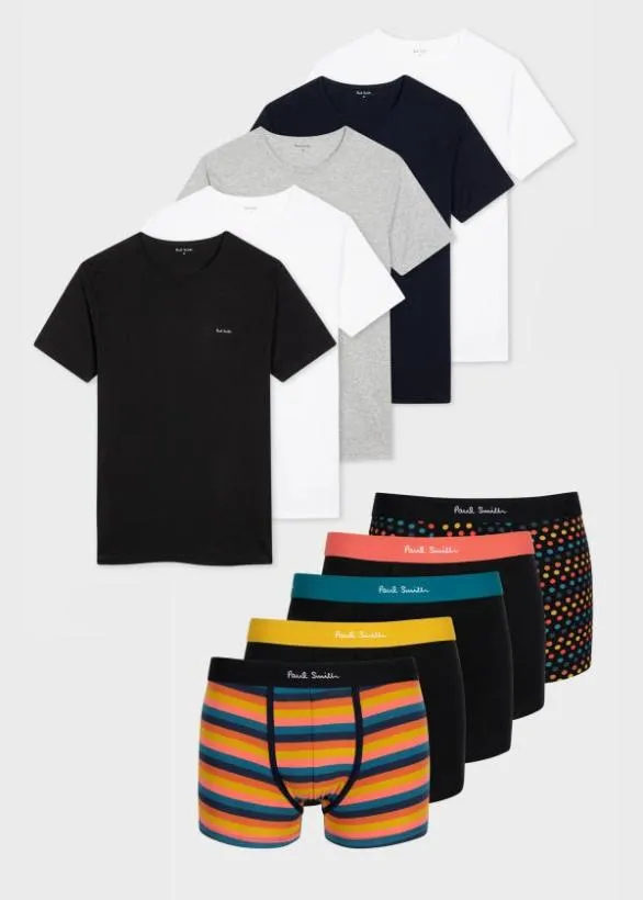 Paul Smith Underwear Five Pack Complete Underwear Gift Set Multicolour 8211 Mens Paul Smith Underwear Five Pack Complete Underwear Gift Set Multicolour 8211 Mens
