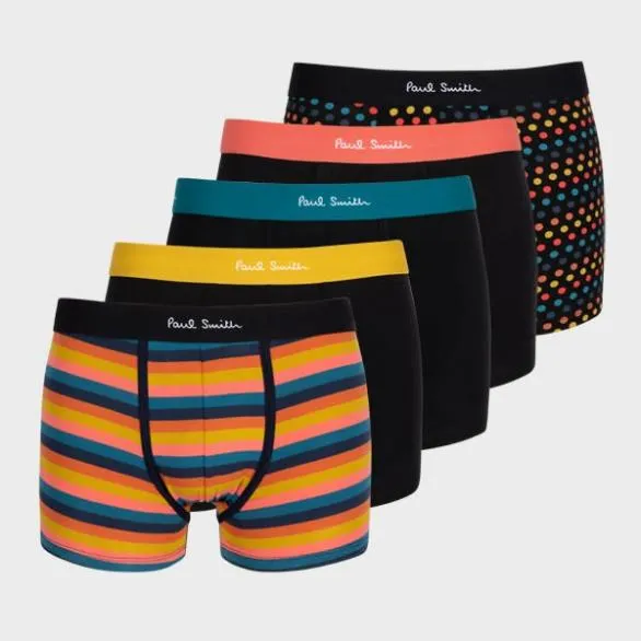 Paul Smith Underwear Five Pack Complete Underwear Gift Set Multicolour 8211 Mens
