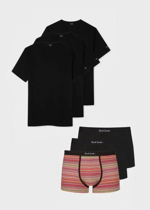 Paul Smith Underwear Three Pack Complete Underwear Gift Set Signature Stripe 8211 Mens Paul Smith Underwear Three Pack Complete Underwear Gift Set Signature Stripe 8211 Mens
