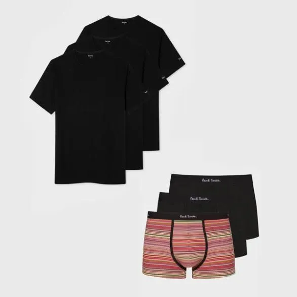 Paul Smith Underwear Three Pack Complete Underwear Gift Set Signature Stripe 8211 Mens