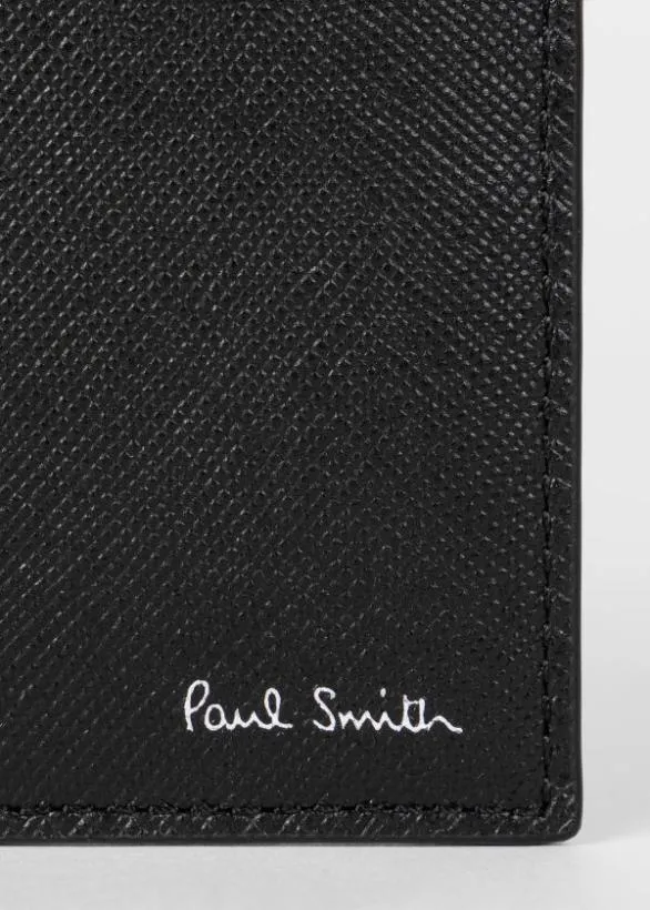 Paul Smith Wallets 039Signature Stripe Balloon039 Interior Billfold And Coin Wallet Black 8211 Mens