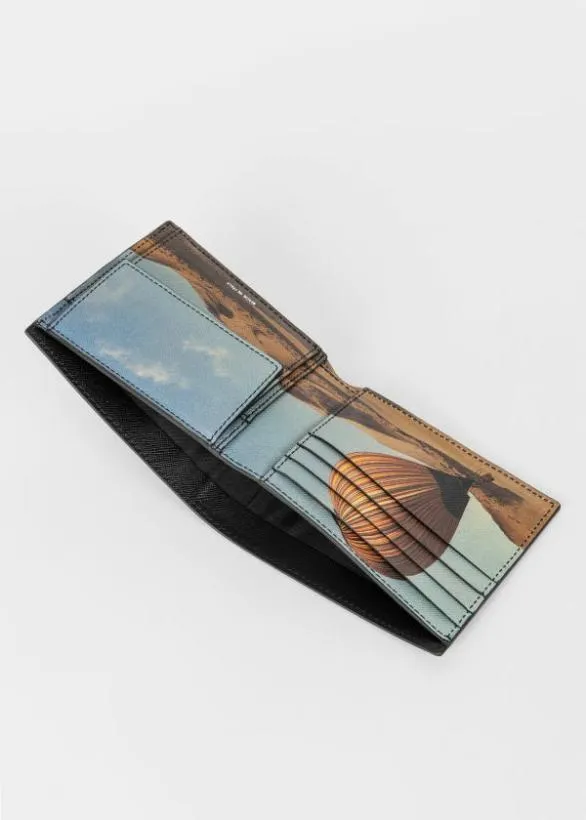 Paul Smith Wallets 039Signature Stripe Balloon039 Interior Billfold And Coin Wallet Black 8211 Mens