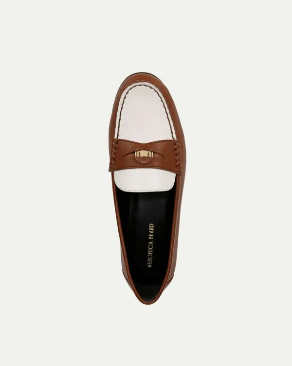 Penny Leather Loafer Caramelandlily Women Veronica Beard Shoes Penny Leather Loafer Caramelandlily Women Veronica Beard Shoes