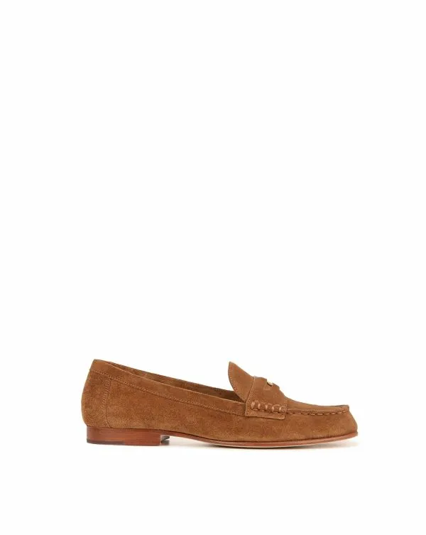 Penny Suede Loafer Hazelwood Women Veronica Beard Shoes Penny Suede Loafer Hazelwood Women Veronica Beard Shoes