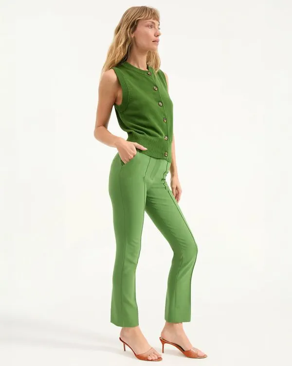 Percy Sweater Vest Lemongrass Women Veronica Beard Tops Percy Sweater Vest Lemongrass Women Veronica Beard Tops