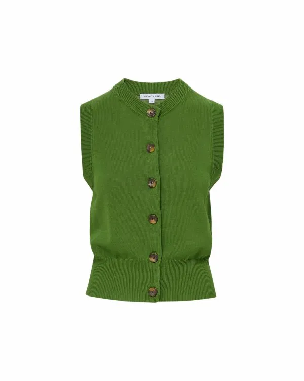 Percy Sweater Vest Lemongrass Women Veronica Beard Tops Percy Sweater Vest Lemongrass Women Veronica Beard Tops
