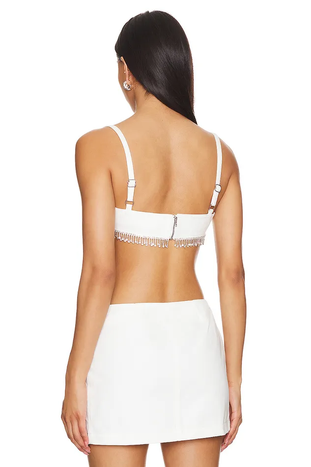Peyton Bra Top White Women Lovers and Friends Tops Peyton Bra Top White Women Lovers and Friends Tops
