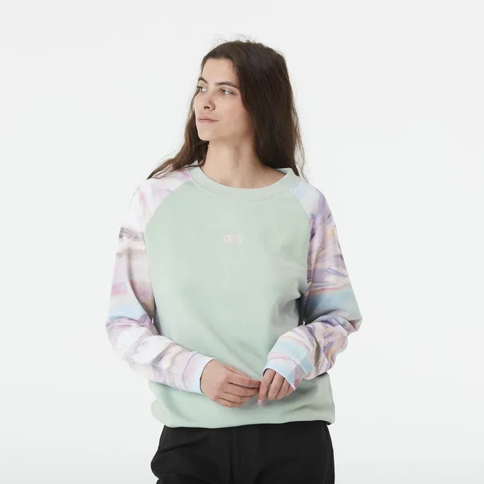 Picture Organic Clothing Blayr Printed Crew Women Sweats and Hoodies