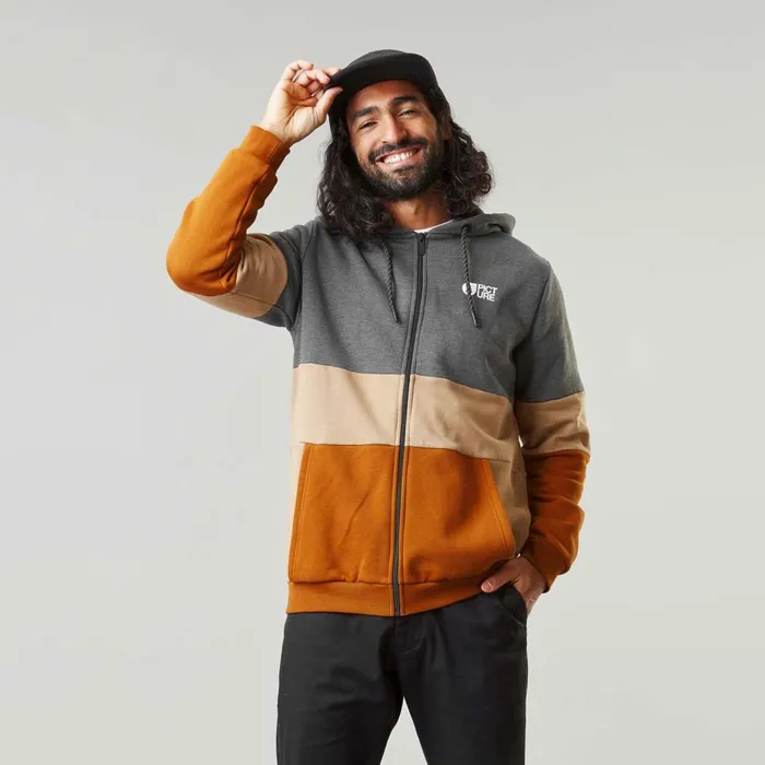 Picture Organic Clothing Klob Zip Hoodie Men Sweats and Hoodies