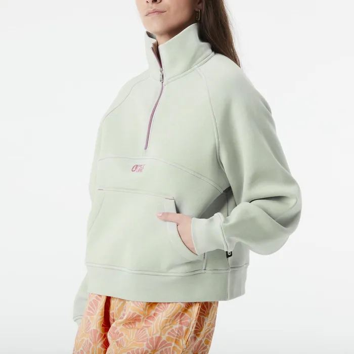 Picture Organic Clothing Quenda 12 Zip Sweater Women Sweats and Hoodies
