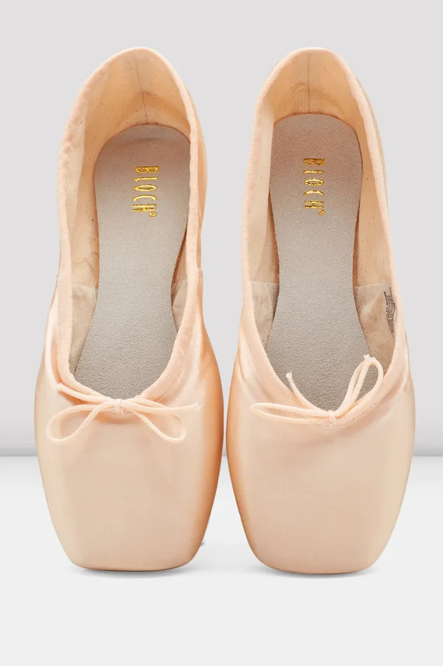 Pointe Hannah Long Length Pointe Shoes Pink Satin 8211 Bloch Adult