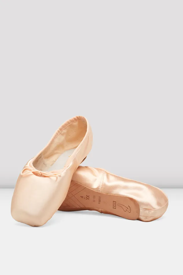 Pointe Hannah Long Length Pointe Shoes Pink Satin 8211 Bloch Adult