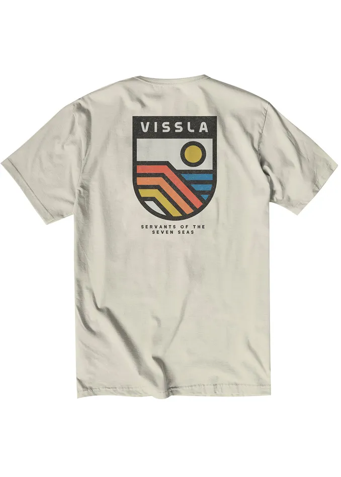 Premium Tees Elevation Organic Pkt Tee Bone 8211 Vissla Men