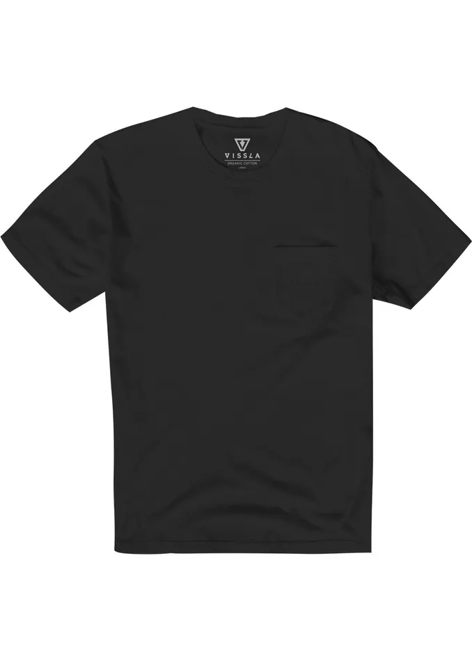Premium Tees Vintage Vissla Premium Pkt Tee Black Vissla Men