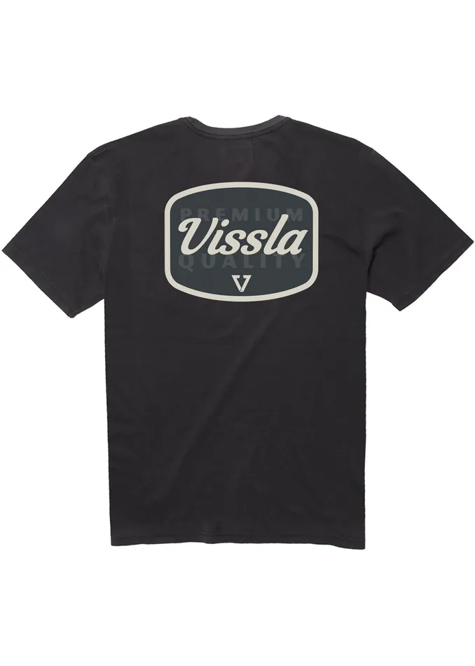 Premium Tees Vissla Men Dynasty Ss Pkt Tee Phantom