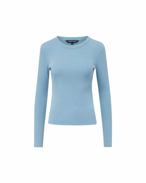 Pruitt LongSleeve Tee Sea Glass Women Veronica Beard Tops Pruitt LongSleeve Tee Sea Glass Women Veronica Beard Tops